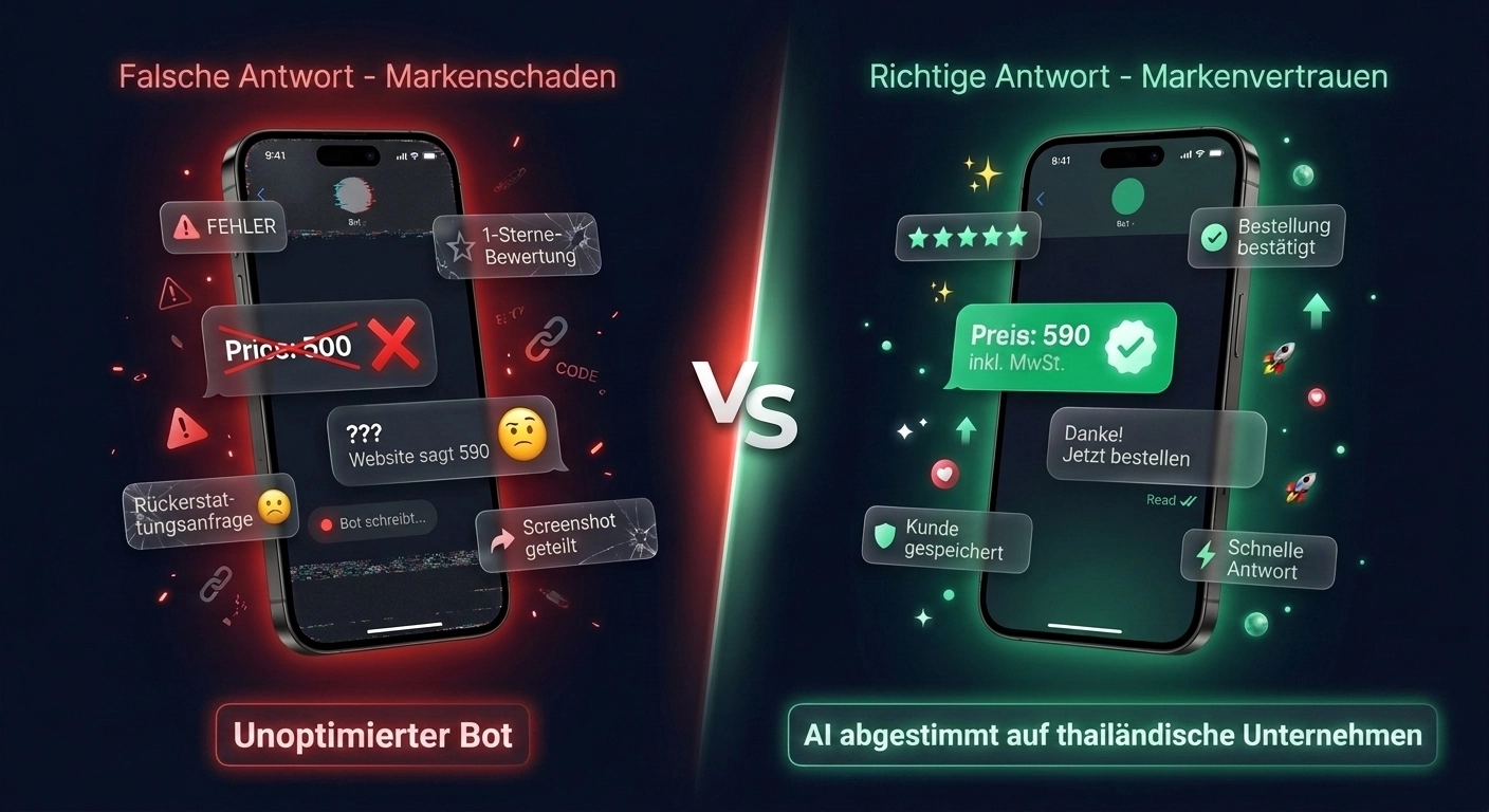 Chatbot-Qualitätsvergleich LINE OA