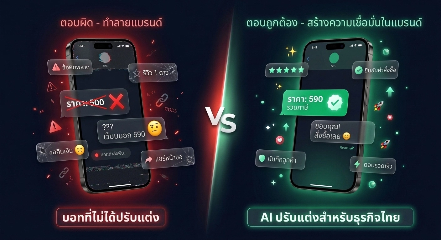 เปรียบเทียบคุณภาพแชทบอท LINE OA